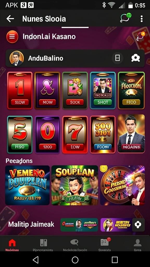 Beragam pilihan tema slot yang menarik.