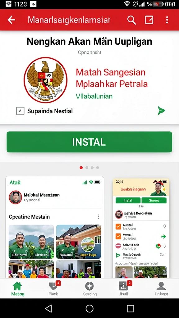 Tampilan grafis modern yang menarik.