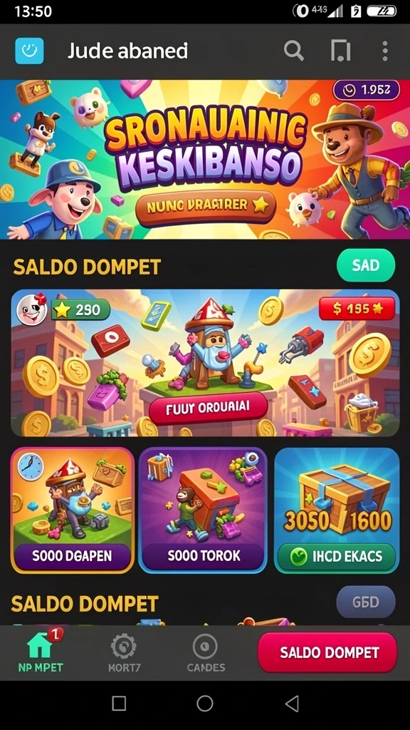 Grafis yang memukau membuat setiap permainan menjadi lebih hidup.