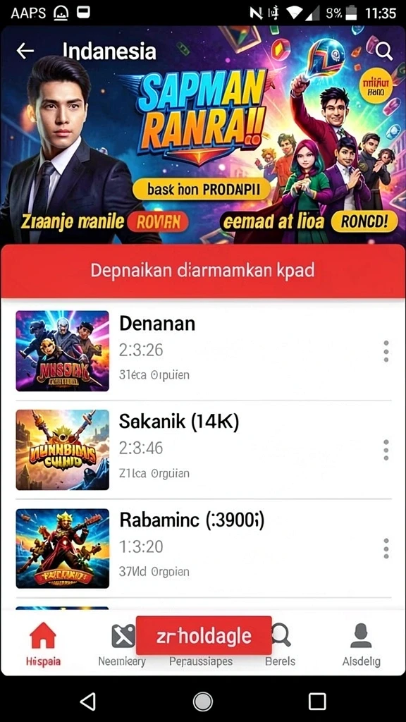 Fitur notifikasi hasil undian yang membantu pemain.