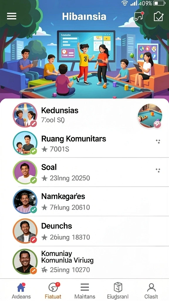 Berbagai pilihan permainan judi yang seru.