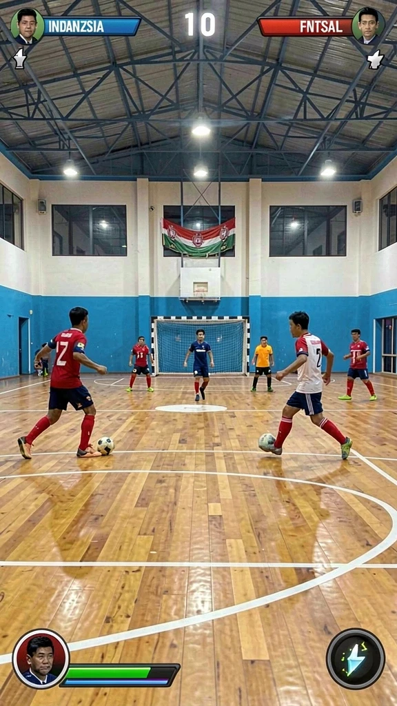 Tampilan awal permainan yang menarik dan penuh warna.