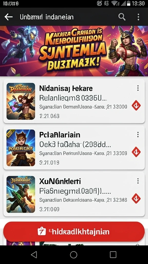 Berbagai level dengan tantangan yang beragam.