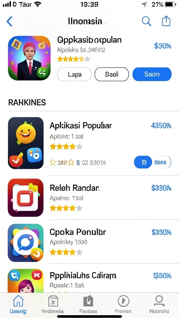 Tampilan antarmuka pengguna yang sederhana dan menarik.