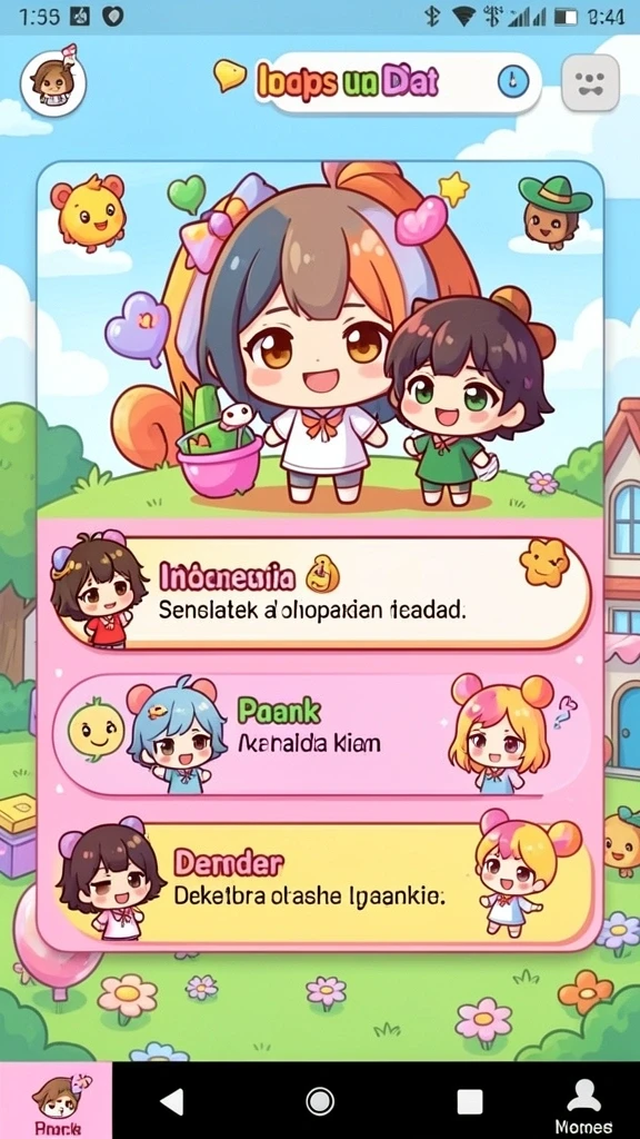 Tampilan antarmuka yang menarik dan user-friendly.