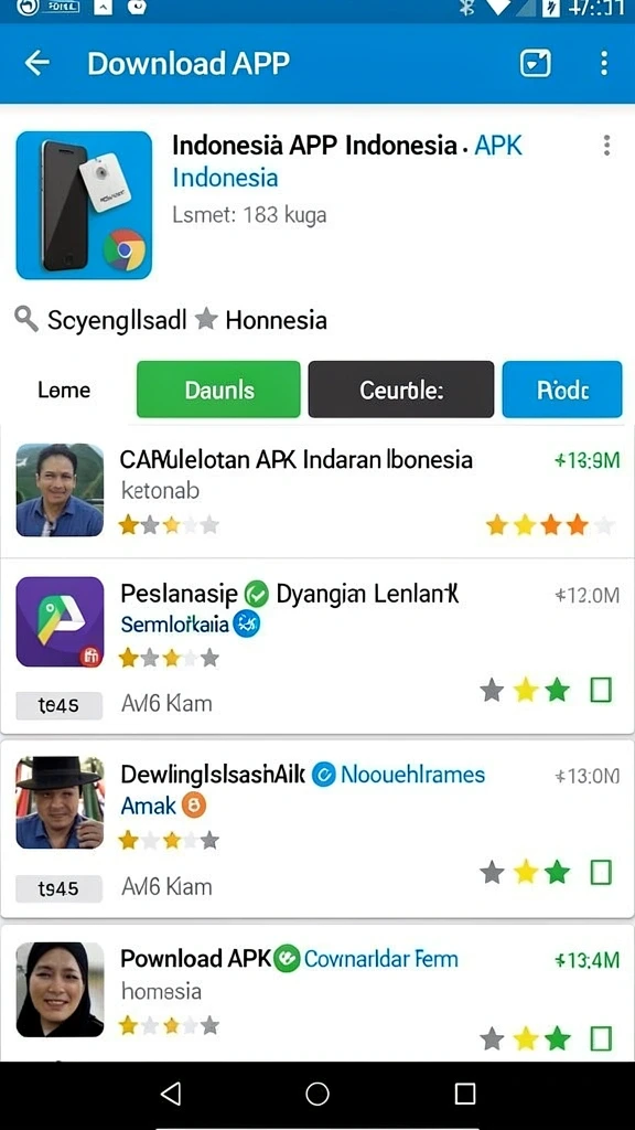 Gambar karakter dengan kustomisasi yang beragam dan menarik.