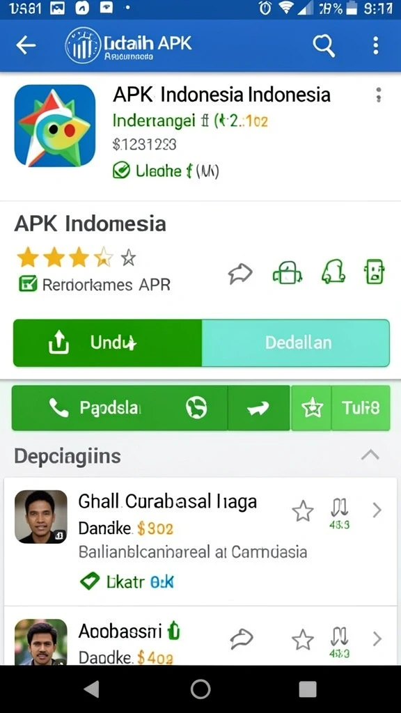 Tangkapan layar ilustrasi dari menu pembelian dalam aplikasi.