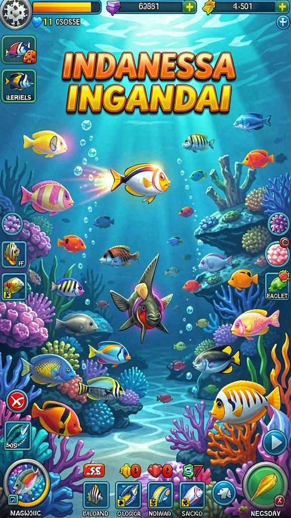 Pemandangan epik dari level yang berbeda dengan efek visual menakjubkan.