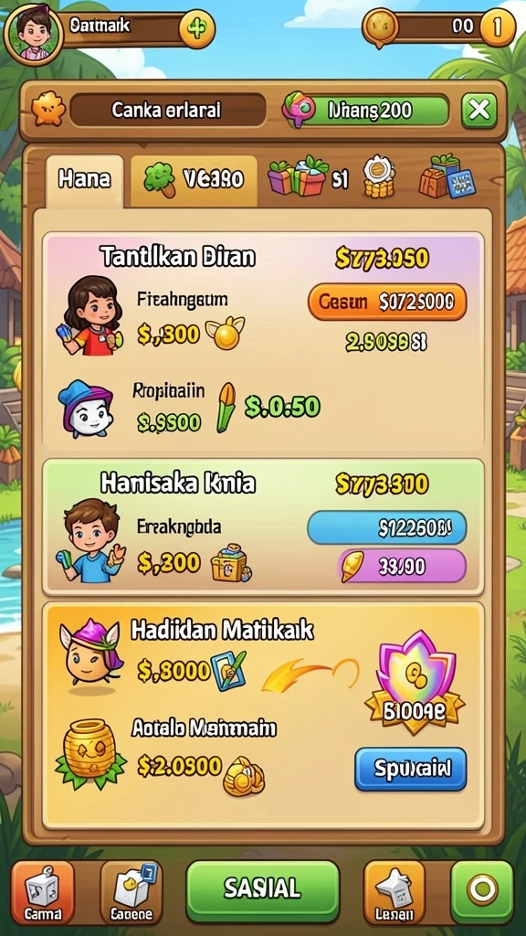 Pengalaman bermain yang mendebarkan dan interaktif.