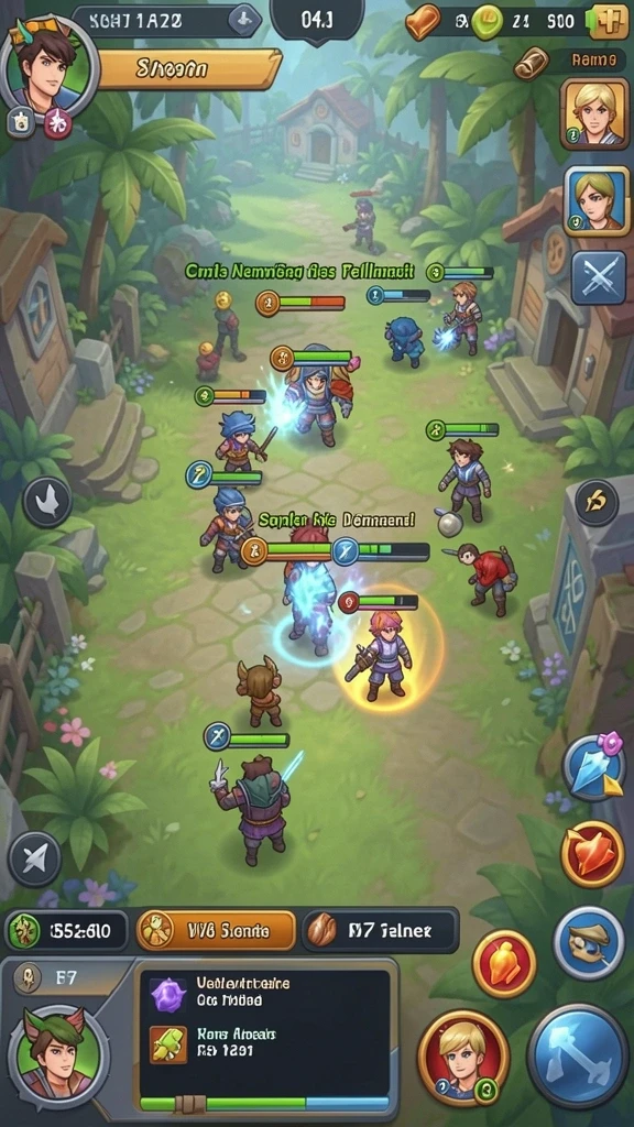 Screenshot menampilkan level pertama dengan tantangan yang seru.