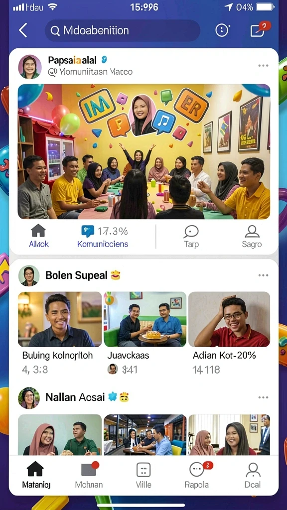 Fitur pembaruan konten yang menarik.