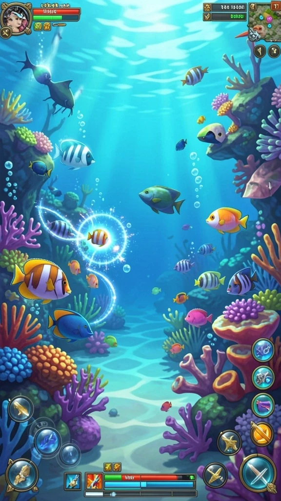 Screenshot memperlihatkan mode multiplayer dengan teman-teman.