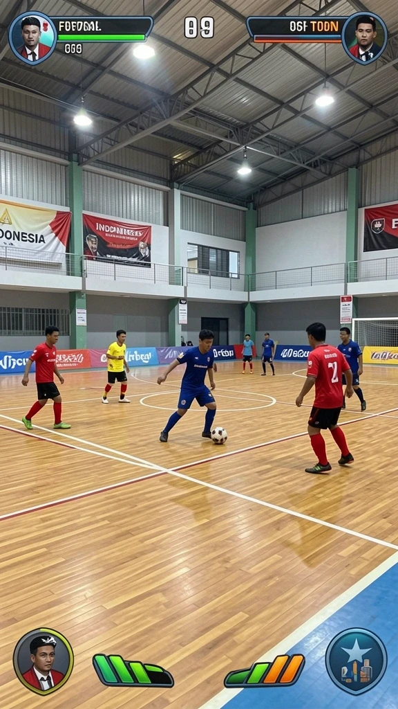 Momen seru saat berkompetisi dengan pemain lain secara online.