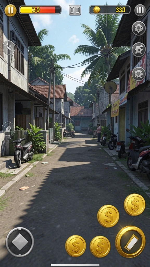 Tampilan menarik pada layar utama MARIMA77.
