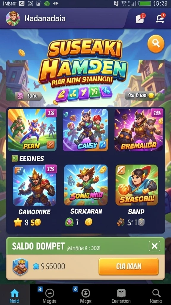 Tampilan menarik dari permainan slot MEGA388.