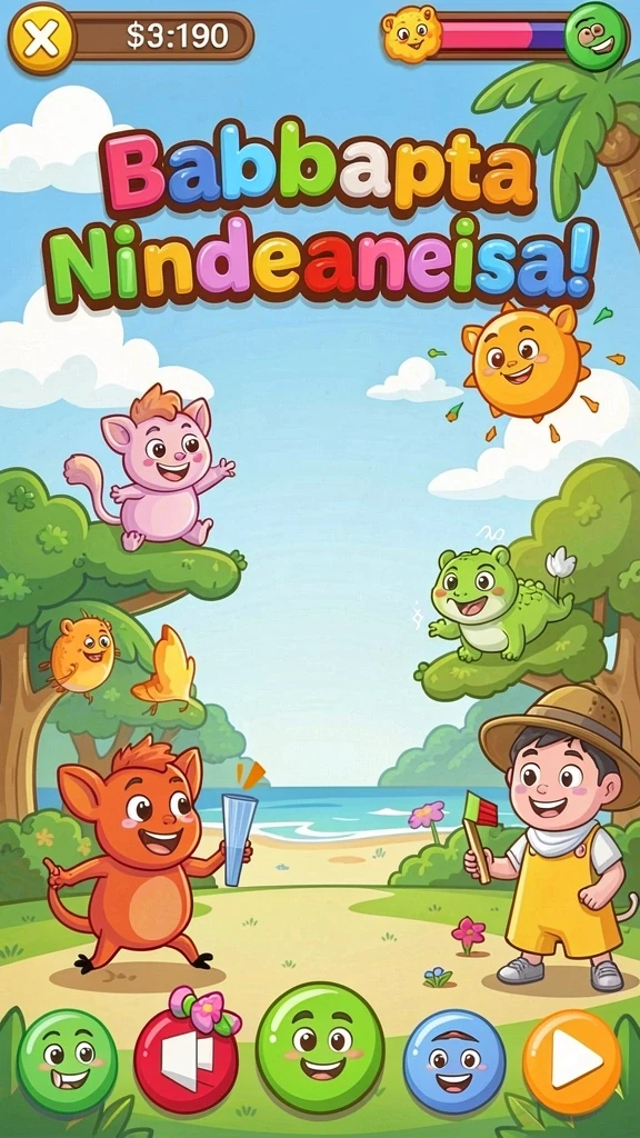 Screenshot menunjukkan karakter utama dalam aksi.