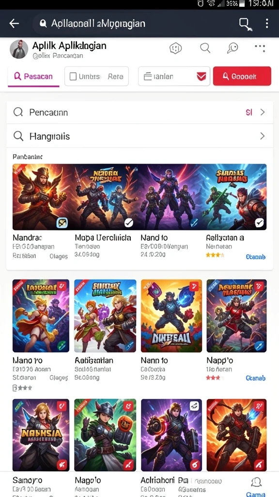 Berbagai karakter unik yang dapat dipilih pemain.