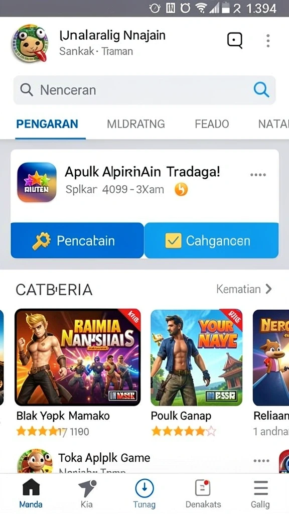 Tampilan grafis yang memukau dan warna cerah.