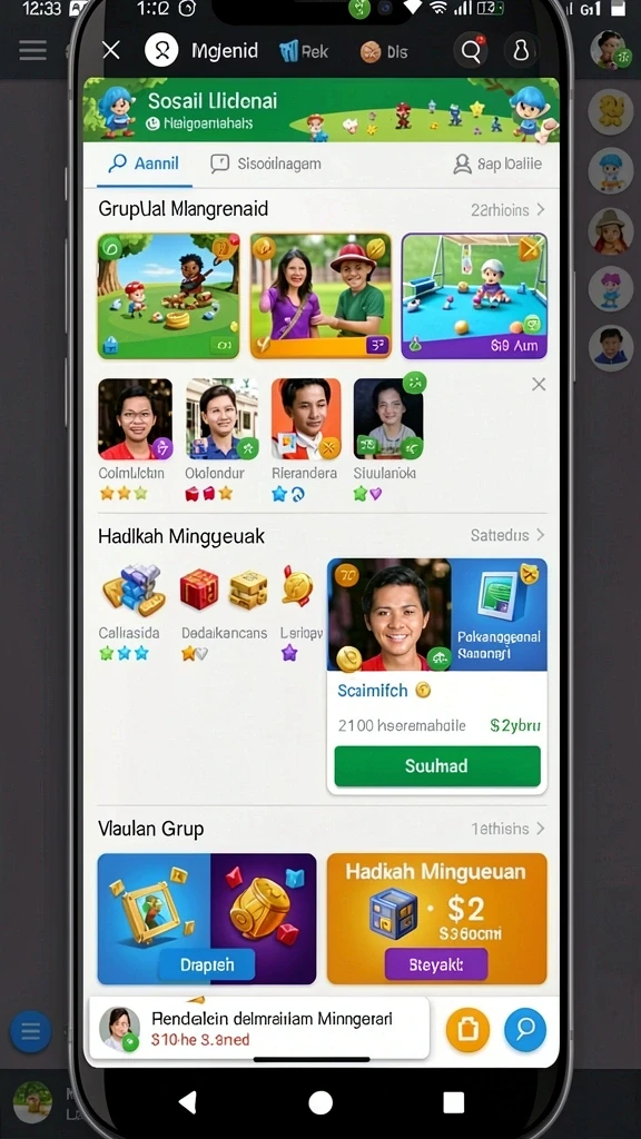 Tampilan antarmuka yang menarik dan mudah digunakan.