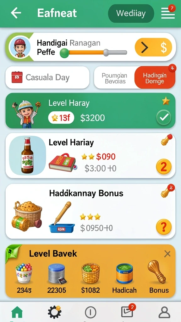Gameplay seru dengan berbagai karakter unik.