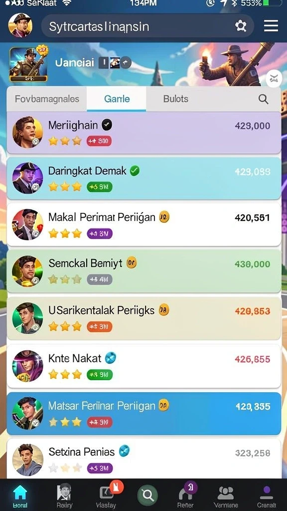 Visual grafis yang memukau setiap momen.