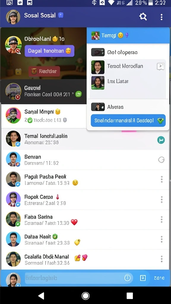 Tampilan antarmuka QTGAME yang menarik dan mudah digunakan.