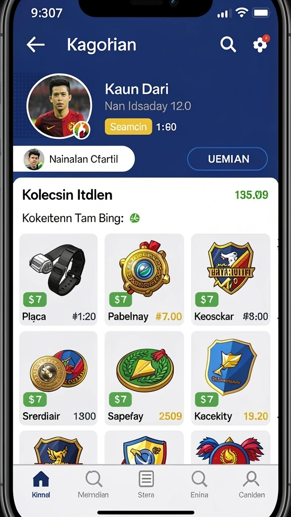 Misi harian yang menantang dan rewarding.