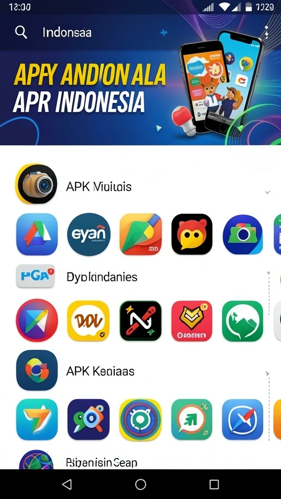 Tampilan antarmuka utama yang menarik dan mudah dipahami.