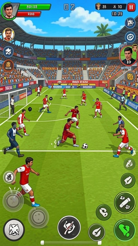 Grafik yang memukau dan efek visual menakjubkan.