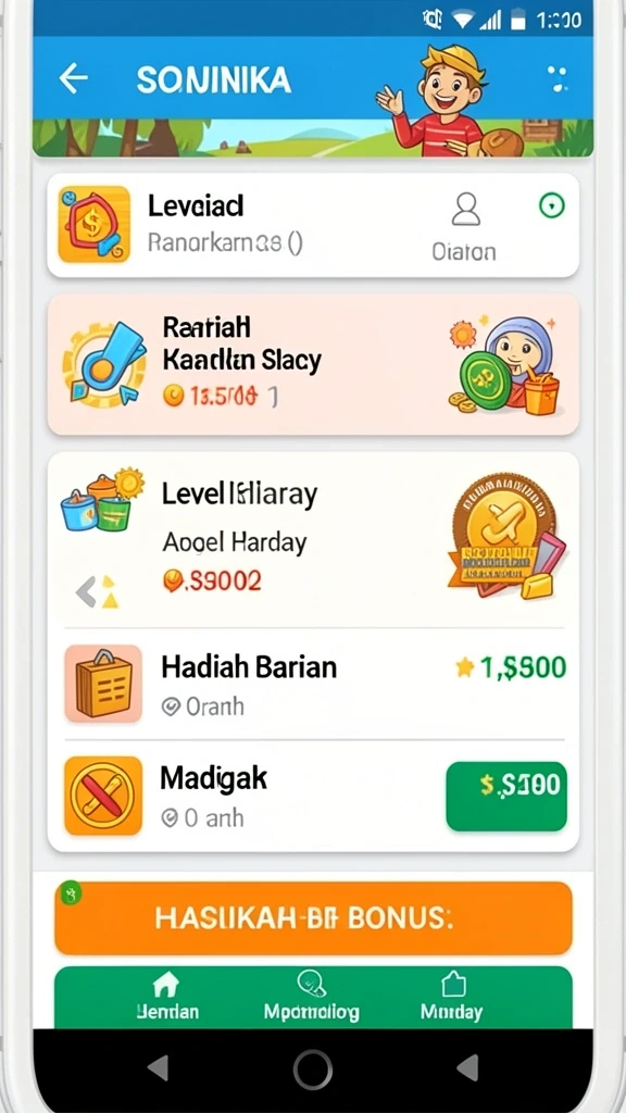 Tampilan antarmuka yang menarik dan intuitif.