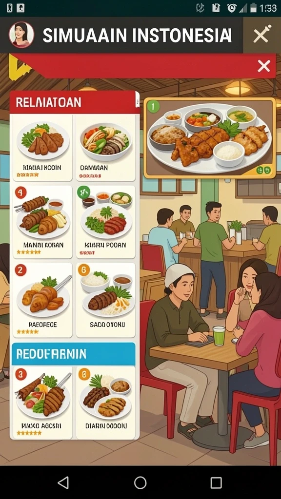 Karakter-karakter menarik yang dapat dipilih oleh pemain.