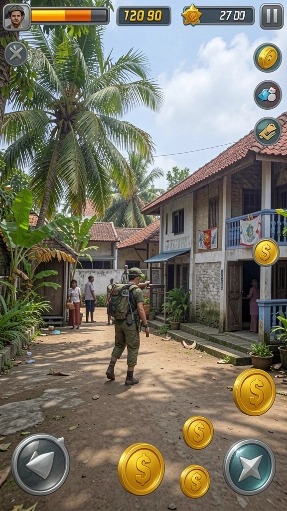 Karakter yang berbeda dan menarik untuk dimainkan.